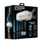 Lovebotz Thunder Rechargeable Stroker Sucking Masturbator - Black/Silver