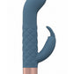 Loveline Devotion Silicone Rechargeable 10 Speed Mini Rabbit - Blue