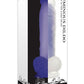 Luminous Dildo Silicone Realistic Dildo - Glow In The Dark/Purple - 8in
