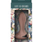 Lust-N-Dreams Tango Rechargeable Silicone Anal Plug - Brown
