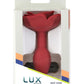 Lux Active Red Rose Silicone Anal Plug - Red