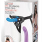 Lux Fetish Beginners Strap-On and Pegging - Blue/Purple - 3 Piece/Set