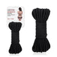 Lux Fetish Bondage Rope - Black - 10m