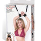 Lux Fetish Closet Cuffs Adjustable Playful Restraint System - Black - 4 Piece Set