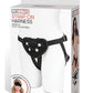 Lux Fetish Neoprene Strap-On Harness - Black