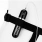 Lux Fetish Realistic Vibrating Dildo with Harness Remote Control
