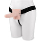 Lux Fetish Rechargeable Strap-On with Balls