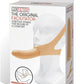 Lux Fetish The Original Facilitator Face Strap-On with Dildo - Cream/Vanilla