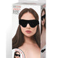 Lux Fetish Unisex Blindfold - Black