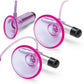Lux Fetish Vibrating Nipple Suckers with Clitoral Pump and Quick Release