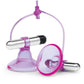 Lux Fetish Vibrating Nipple Suckers with Quick Release