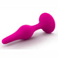 Luxe Beginner Plug Silicone Butt Plug - Pink - Small