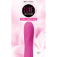 Luxe Collection Scarlet Rechargeable Silicone Compact Vibrator - Pink