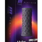 M Elite Platinum Hekx Silicone Dual End Masturbator - Black