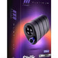 M Elite Platinum Strok Rechargeable Silicone Dual End Pussy Masturbator - Black