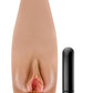 M Elite Soft and Wet Natasha Realstic Vagina Masturbator - Caramel