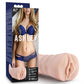 M For Men Ashley Vibrating Masturbator with Bullet - Pussy - Vanilla