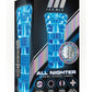M For Men Soft and Wet All Nighter Glow In The Dark Self Lubricating Stroker - Clear/Glow In The Dark