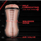 M For Men Soft and Wet Self Lubricating Masturbator Cup Ridge/Orb - Pussy