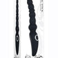 Magic Stick Rechargeable Silicone Beaded Vibrator - Black