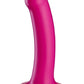Magnum Silicone Dildo with Suction Cup Base - Blackberry - Pink