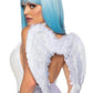 Marabou Trim Wings - White - One Size