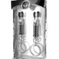 Master Series Amulet Nipple D'vice - Black/Metal - Set