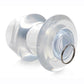 Master Series Ass Bung Clear Hollow Anal Dilator - Clear - Medium - 3in