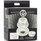 Master Series Ass Bung Clear Hollow Anal Dilator - Clear - Medium - 3in