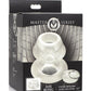 Master Series Ass Bung Clear Hollow Anal Dilator - Clear - XLarge - 4.1in