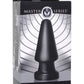 Master Series Ass Max Anal Plug - Black - Large