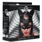 Master Series Bad Kitten Leather Cat Mask - Black