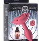 Master Series Booty Bloom Silicone Rose Anal Plug - Red - Small