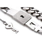 Master Series Chained Locking Bracelet and Key Necklace