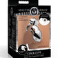 Master Series Cock Cuff Snap-On Chastity Cage - Silver