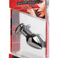 Master Series - Crimson Tied Scarlet Heart Jewel Anal Plug - Red/Silver