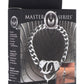 Master Series Cuff Him Handcuff Bracelet - Silver