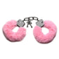 Master Series Cuffed In Fur Furry Handcuffs - Pink