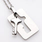 Master Series Cuffed Locking Bracelet and Key Necklace