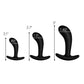 Master Series Dark Delights Curved Silicone Anal Trainer