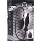 Master Series Dark Inflator Inflatable Silicone Anal Plug - Black