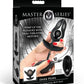 Master Series Dark Pearl Inflatable Rechargeable Vibrating Butt Plug - Black