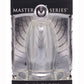 Master Series Gape Glory Clear Hollow Anal Plug - Clear - Large
