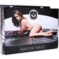Master Series King Size Waterproof Fitted Sex Sheet - Black - King
