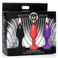 Master Series Kink Inferno Drip Candles - Black/Purple/Red