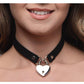 Master Series Lock-It Heart Lock and Key Choker