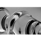 Master Series Mammoth 3 Bumps Glass 10.25in Dildo