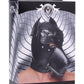Master Series Muzzled Universal BDSM Hood with Removable Muzzle - Black