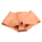 Master Series Pussy Panties Silicone Wearable Vagina/Ass Panties - Vanilla - Small