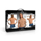 Master Series Ripped Silicone Male Chest Shirt - Vanilla - Large